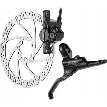 Brzda na kolo Hydraulické kotoučové brzdy TEKTRO AURIGA zadní, černé, 160 mm