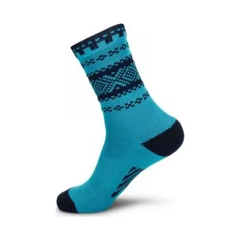 Dámské termo ponožky Dale Dale Cortina Crew luxusní vlněné ponožky Turquoise, Navy