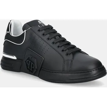 Pánská móda Kožené tenisky Philipp Plein Phantom Kicks USC0775.PLE005N.0202 černá 99X, EUR 45