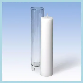 Výroba svíčky Polykarbonátová forma Válcová 47x220 (Forma na výrobu svíček)