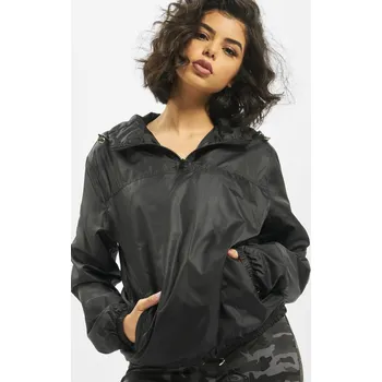 Dámská větrovka Černá dámská větrovka DEF DEF černá | šedá 1754707