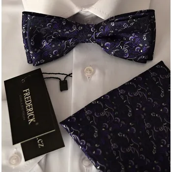 Motýlek Pánský motýlek s kapesníkem M5 - vzor 365