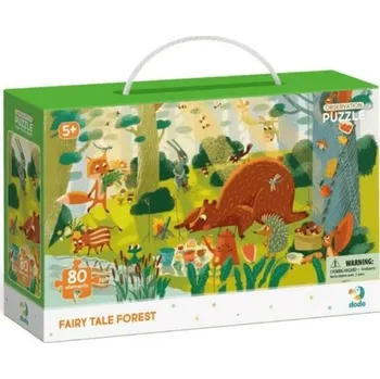 Puzzle Dodo Puzzle s hledáním obrázků - Pohádkový les 80 dílků