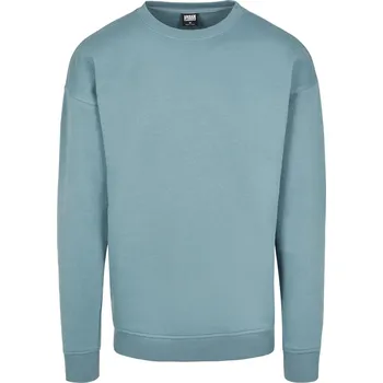 Pánské oblečení Sweat Crewneck zaprášená modrá Urban Classics modrá | šedá 1781098