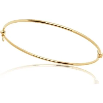 Náramek Dámský pevný náramek ze žlutého zlata ZLNA1559F + Dárek zdarma