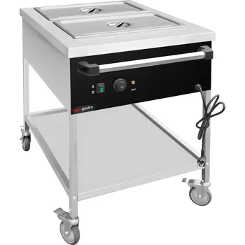 VODNÍ LÁZEŇ 2xGN 1/1 - hloubka 100 mm (OVLÁDÁNÍ NA KRATŠÍ STRANĚ)