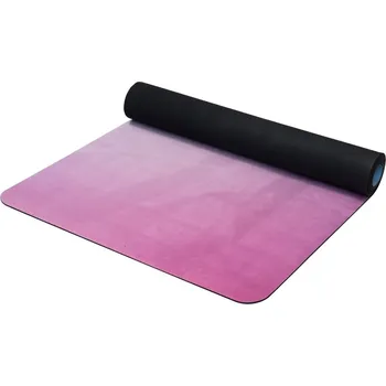 podložka na cvičení YATE Yoga Mat přírodní guma - vzor Z 4 mm - modrá/růžová YASA04715