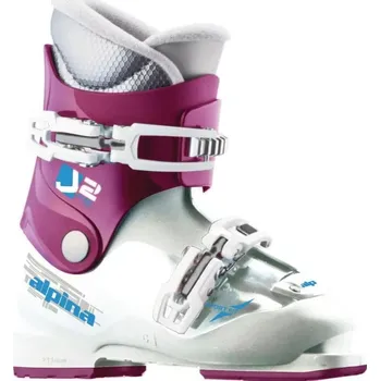 Sjezdové boty Dětké sjezdové boty Alpina J2 - white/violet (Alpina J2 - white/violet)