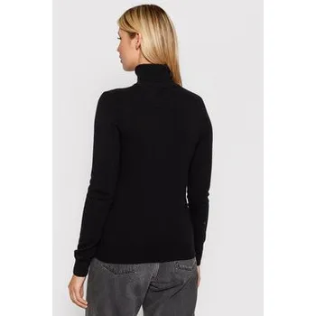 Dámský svetr United Colors Of Benetton Rolák 1002D2348 Černá Regular Fit XL