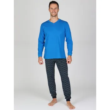 Pánské pyžamo Pánské dlouhé pyžamo KEFEUS - M