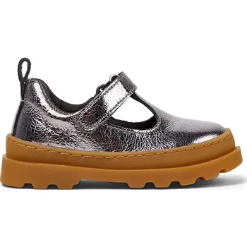 Dámská obuv Dětské kožené polobotky Camper Brutus FW K800656 stříbrná SLV, EUR 22