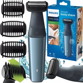 Holicí strojek Philips OneBlade Zastřihovač Holicí Strojek HOLENÍ INTIMNÍCH PARTIÍ TĚLA 3 NÁSTAVCE