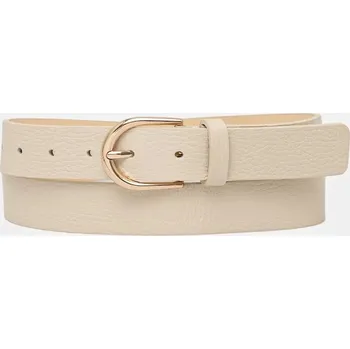 Opasek Kožený pásek Answear.LAB dámský, béžová barva C-030.hak 80X, vel. ONE SIZE