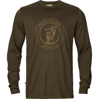 Härkila / Seeland HÄRKILA tričko Game L/S t-shirt Barva: Zelená - jelen, Velikost oblečení HA: M