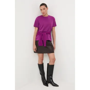 Dámské tričko Bavlněné tričko Medicine dámské, fialová barva RW25-TSD041 44X, vel. M