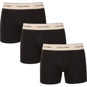 Boxerky 3PACK pánské boxerky Calvin Klein černé (NB4447-UB1) S NB4447-UB1 Možnost vrácení zboží ZDARMA do 120 dnů!