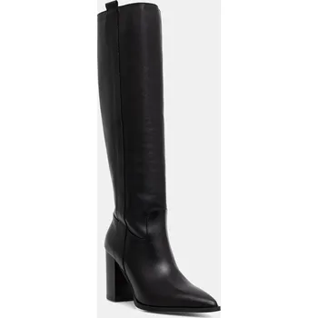 Dámské kozačky Kožené kozačky Jonak PECHE CUIR 3700034 černá 99X, EUR 41