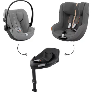 Autosedačka CYBEX Modular G-Line Set báze zdarma 2025 Stone Lava Grey (Plus)