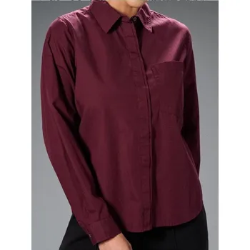 Sinsay - Košile s dlouhým rukávem - burgundy - 203FI-92X - 203FI-92X-XS