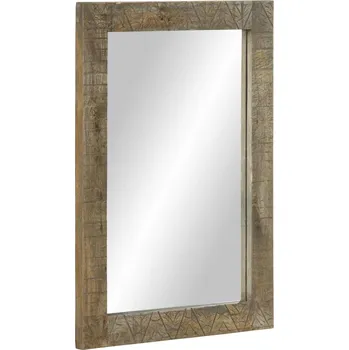 Zrcadlo vidaXL Koupelnové zrcadlo 50x2,5x70 cm masivní mangovníkové dřevo