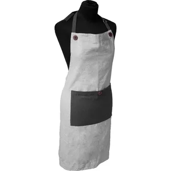 Kuchyňská zástěra ARÔME HOME Kuchyňská zástěra pánská světle a tmavě šedá