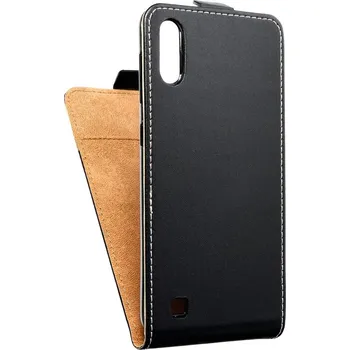 Pouzdro na mobilní telefon OEM Forcell pouzdro Slim Flip Flexi FRESH Samsung A10 černé