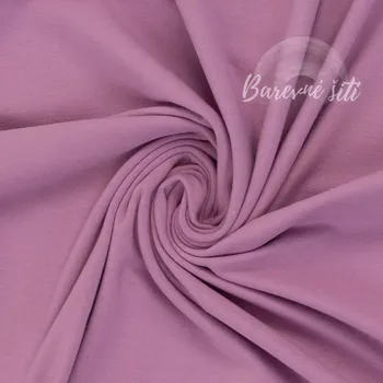 Bavlněný úplet Pastelová fialová 641 *LIMITKA* (E) (Podzimní kolekce LIMITKA)