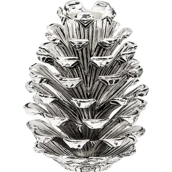 Svícen Svícen "šiška" stříbřený, 9 cm - EDZARD