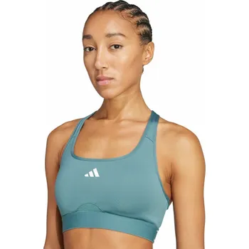 Podprsenka adidas PWRCT BRA sportovní podprsenka - 0 - zelená - S