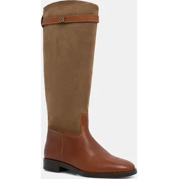 Dámské kozačky Kožené kozačky Steve Madden Novi 11004728.BTU béžová 80X, EUR 39