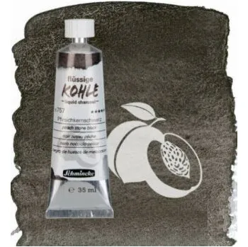 Tekutý uhel v tubě 35ml - čerň z pecek broskve