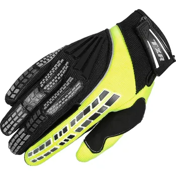 Moto rukavice Dětské rukavice na motorku TXR Rush černo-fluo žluté Velikost: 6