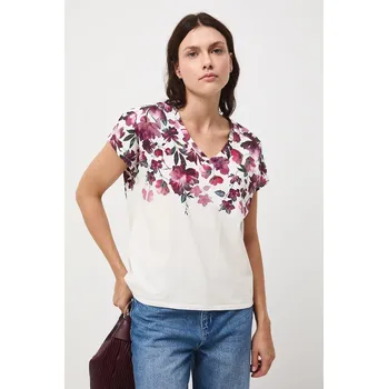 Dámské tričko Tričko Medicine dámské, béžová barva RW25-TSD504 01X, vel. XL