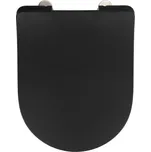 WENKO 23827100-WC sedátko SEDILO 45,2x36,2 cm černá/stříbrná
