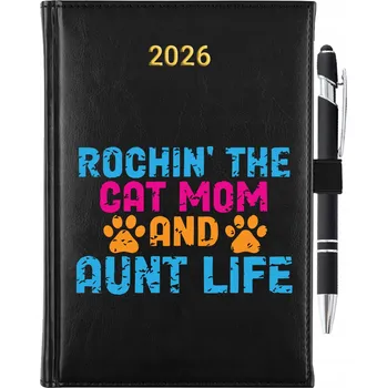 Kalendář Knižkový kalendář 2026 A5 černý