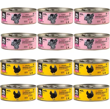 Krmivo pro kočku 3COTY Cheers! MIX 2 příchutí – mokré krmivo pro kočky – 12x75g