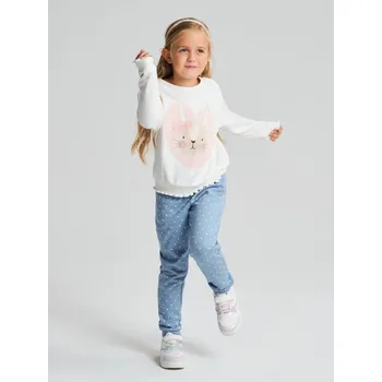 Dívčí kalhoty Sinsay - Kalhoty joggers - fialová - 916GH-45X - 916GH-45X-98