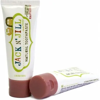 zubní pasta Přírodní ovocná měsíčková zubní pasta JACK N' JILL - Malina, Jack 'n Jill
