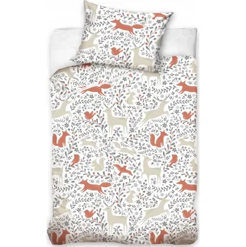 Povlečení Sada povlečení Carbotex 90 x 120 cm šedá