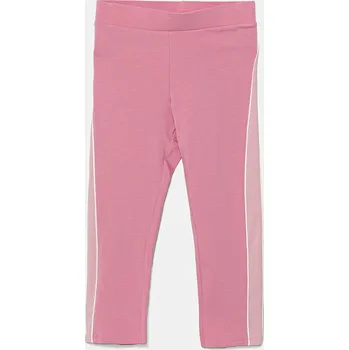 Dívčí legíny Dětské legíny United Colors of Benetton růžová barva, hladké, 3P4ZCF05Z 3P4ZCF05Z.G.Seasonal 39X, vel. 150