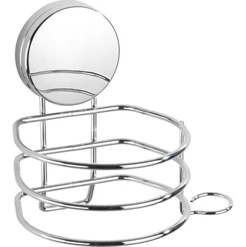 Držák na ručník WENKO 24857100-Držák fénu STATIC-LOC + OSIMO 14x13 cm lesk. chrom