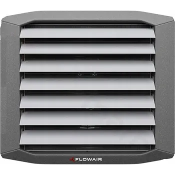 Přímotop FLOWAIR LEO L2 VODNÍ OHŘÍVAČ S 3-RYCHLOSTNÍM VENTILÁTOREM, ŠEDÝ, 2.2-50.4KW