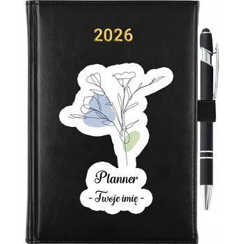 Kalendář Knižkový kalendář 2026 A5 černý