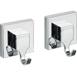 WENKO 22688100-Háček VACUUM-LOC QUADRO ED 6x7 cm stříbrná/lesk. chrom