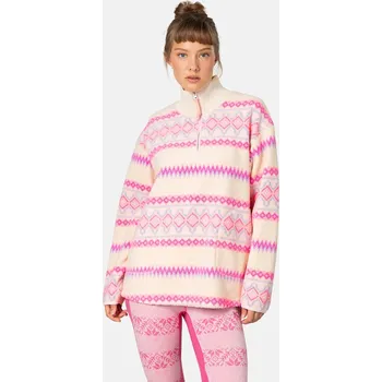 Dámská mikina Sportovní mikina Kari Traa RUTHIE dámská, béžová barva, vzorovaná, 623610 03A, vel. S