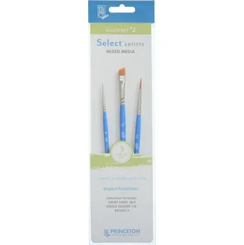 Malířský štětec Princeton Brush Selectartiste Multi-Technique 2 Sada štětců 3 ks