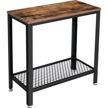 Konferenční stolek Odkládací stolek ELDUR hnědá/černá