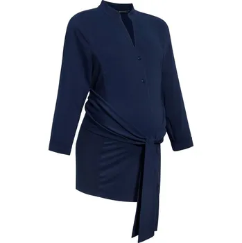 Těhotenská košile ORTO, Velikost XXL, Barva Tmavě modrá