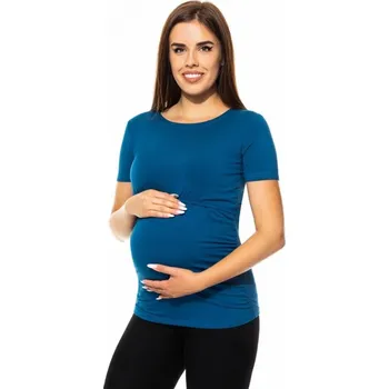 Těhotenská mikina Těhotenské a kojící tričko Stella tmavě modrá, Velikost L, Barva Námořnická modř