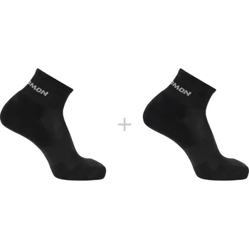 Pánské ponožky Ponožky SALOMON EVASION ANKLE 2-PACK BLACK/BLACK 39-41
